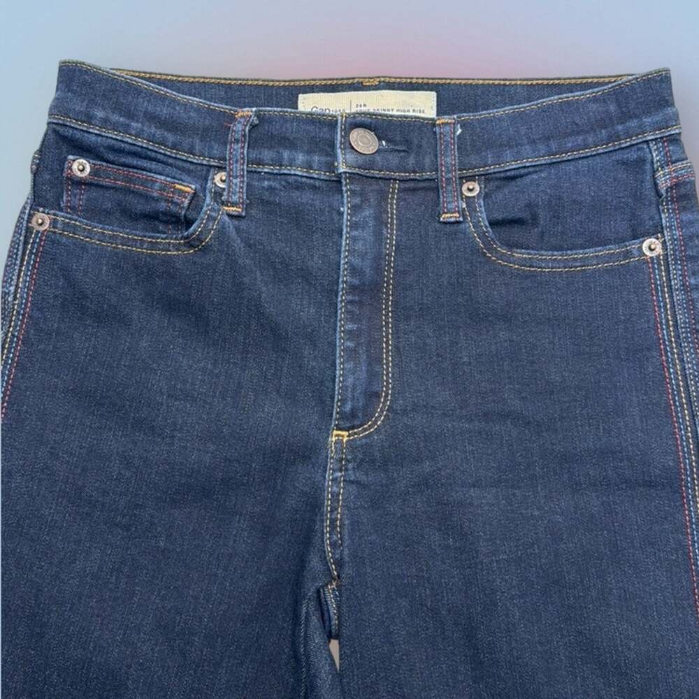 GAP Women’s 26 TRUE SKINNY HIGH RISE Blue Jeans